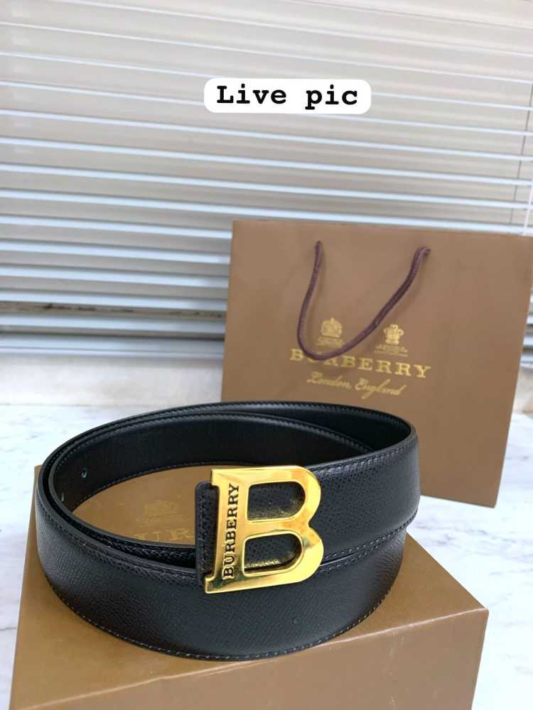 Burberry Golden Premium Quality Leather Belt-2
