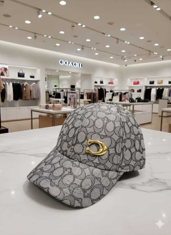 Coach Monogram White Premium Quality Caps