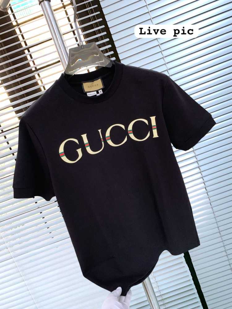 Gucci Black Premium Quality Polo T-shirt-1