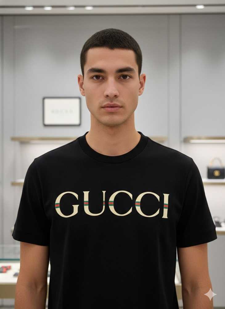 Gucci Black Premium Quality Polo T-shirt-2
