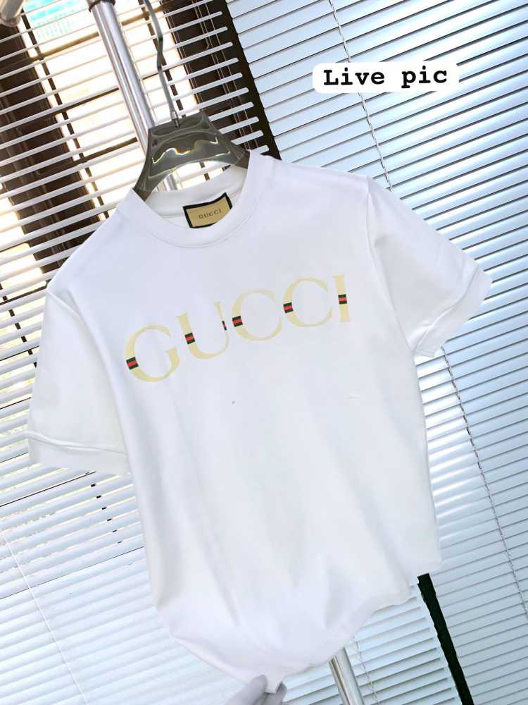 Gucci White Premium Quality Polo T-shirt-1