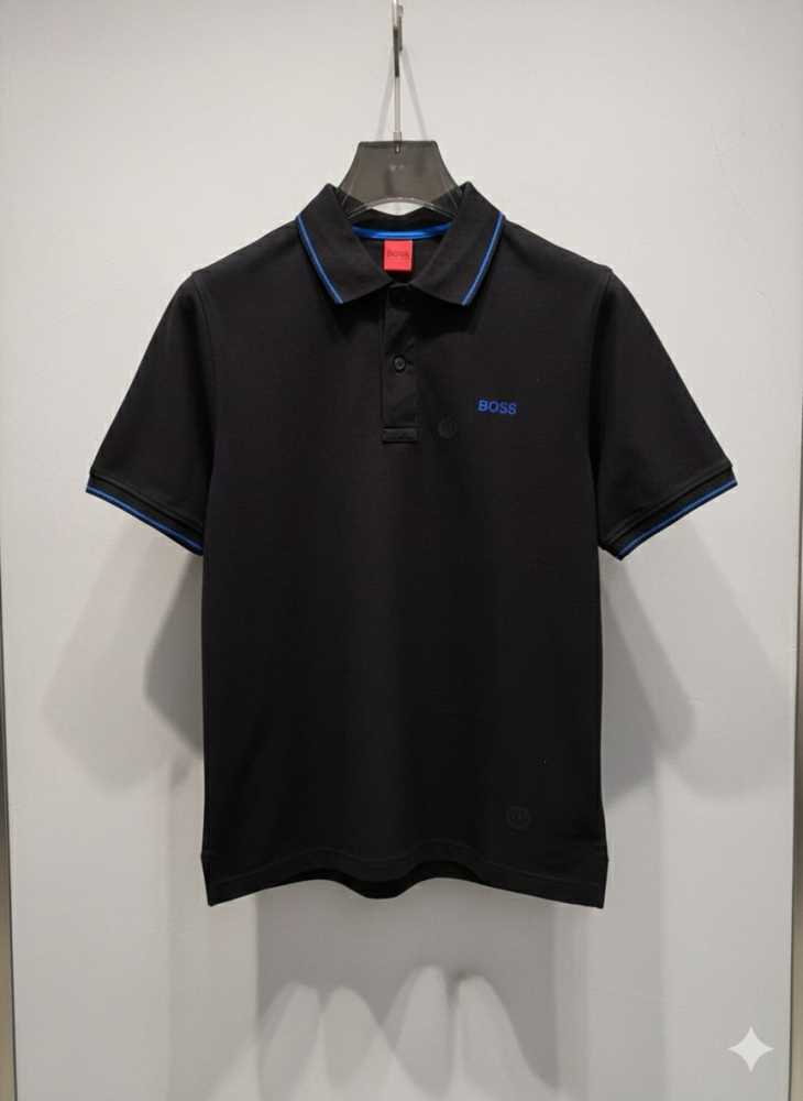 Hugo Boss Black Premium Quality Polo Tees-thumb-0