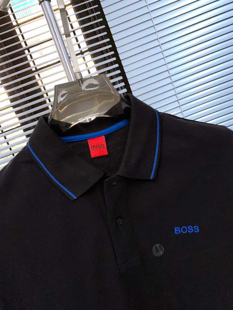 Hugo Boss Black Premium Quality Polo Tees-thumb-2