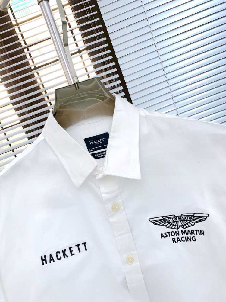 Hackett White Premium Quality Shirt-thumb-3