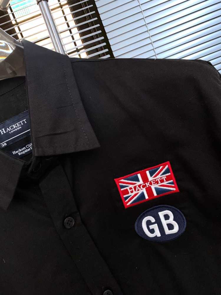 Hackett Black Premium Quality Shirt-thumb-4