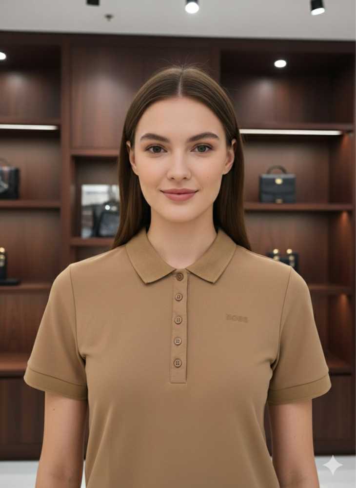 BOSS Brown Premium Quality Women T-shirt