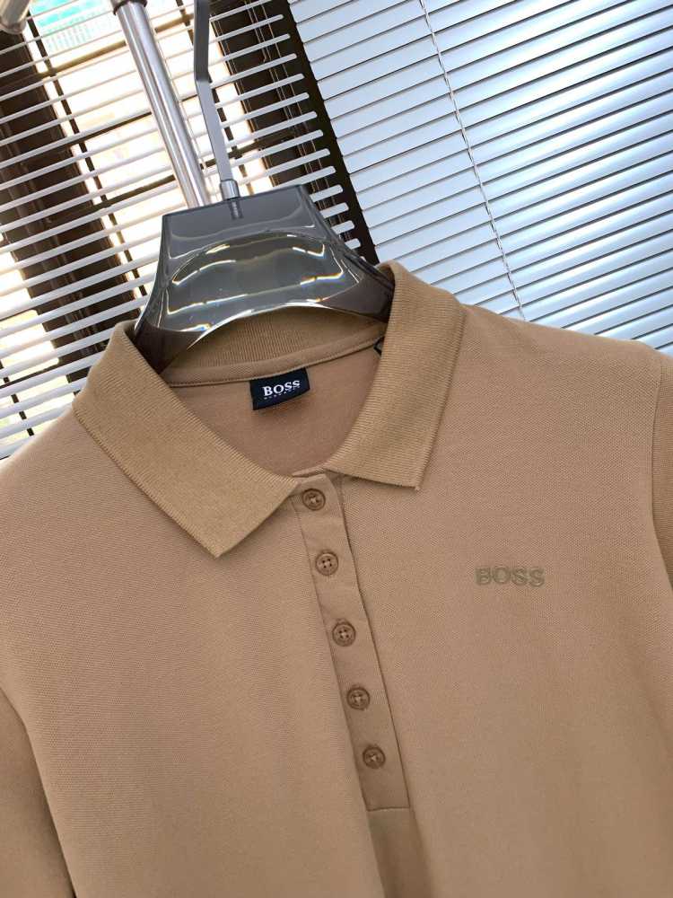 BOSS Brown Premium Quality Women T-shirt-thumb-2