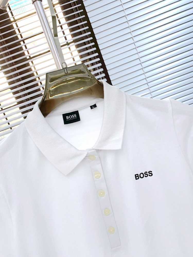 BOSS White Premium Quality Women T-shirt-1