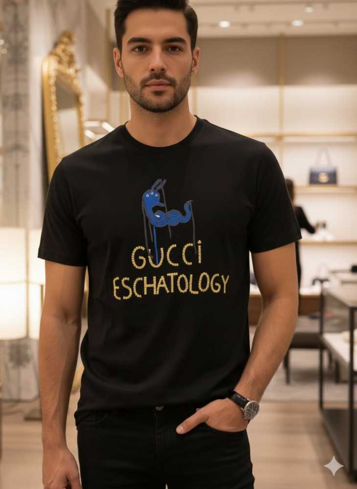 Gucci Black Premium Quality T-shirt-thumb-1