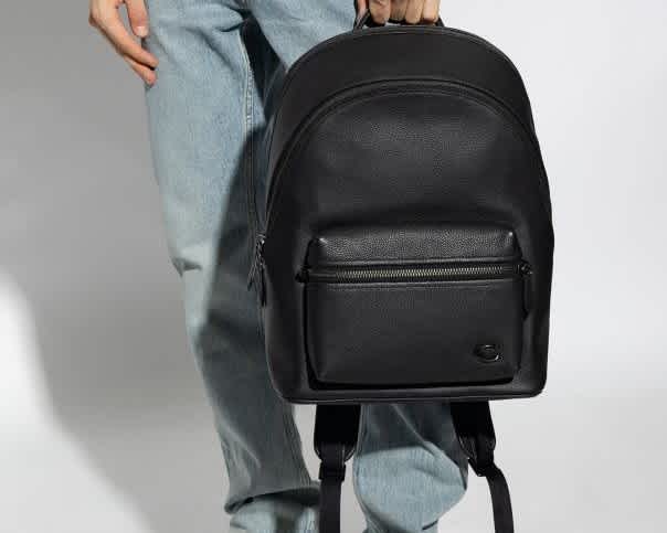 Coach Charter Backpack in Signature Leather-thumb-0