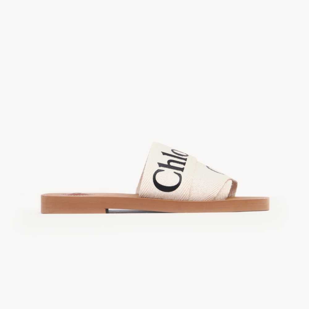 Chloe White Premium Quality Women's Flat Sandals-thumb-2
