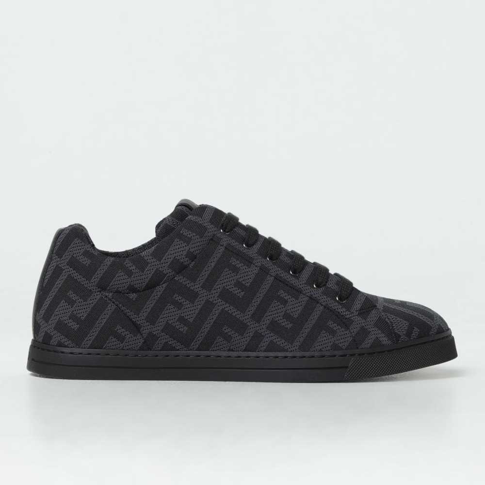Fendi Roma Black Premium Low-tops Sneakers