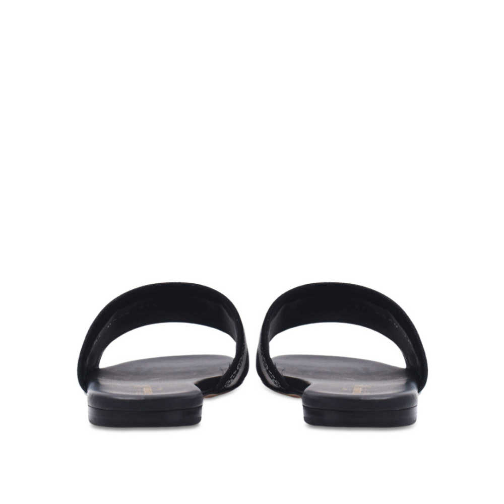 Miss Dior Black Premium Quality Women's Flat Sandals-3