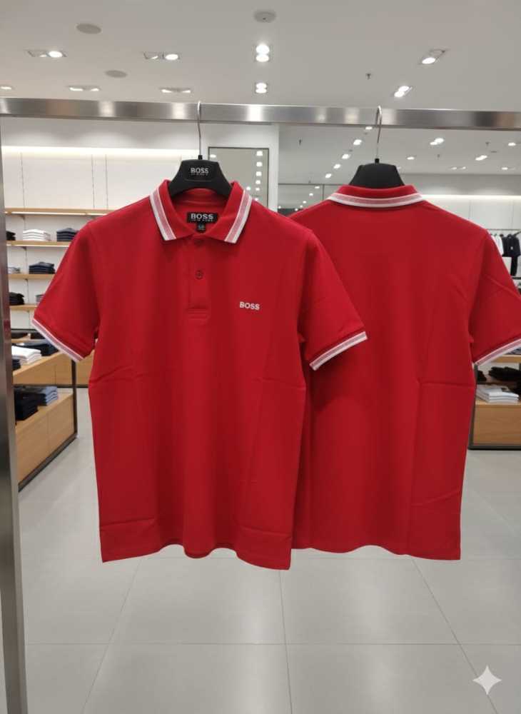 Hugo Boss Red Premium Quality Tees-thumb-2