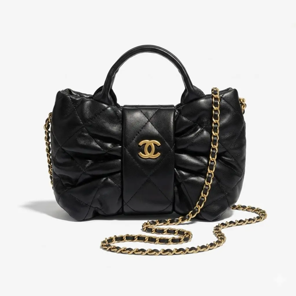 Chanel Black Small Bow Bag