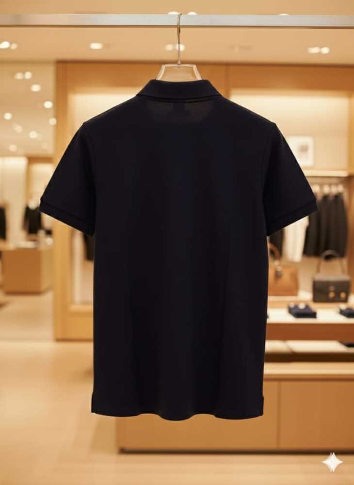 Burberry Black Premium Exclusive Polo T-shirt-3