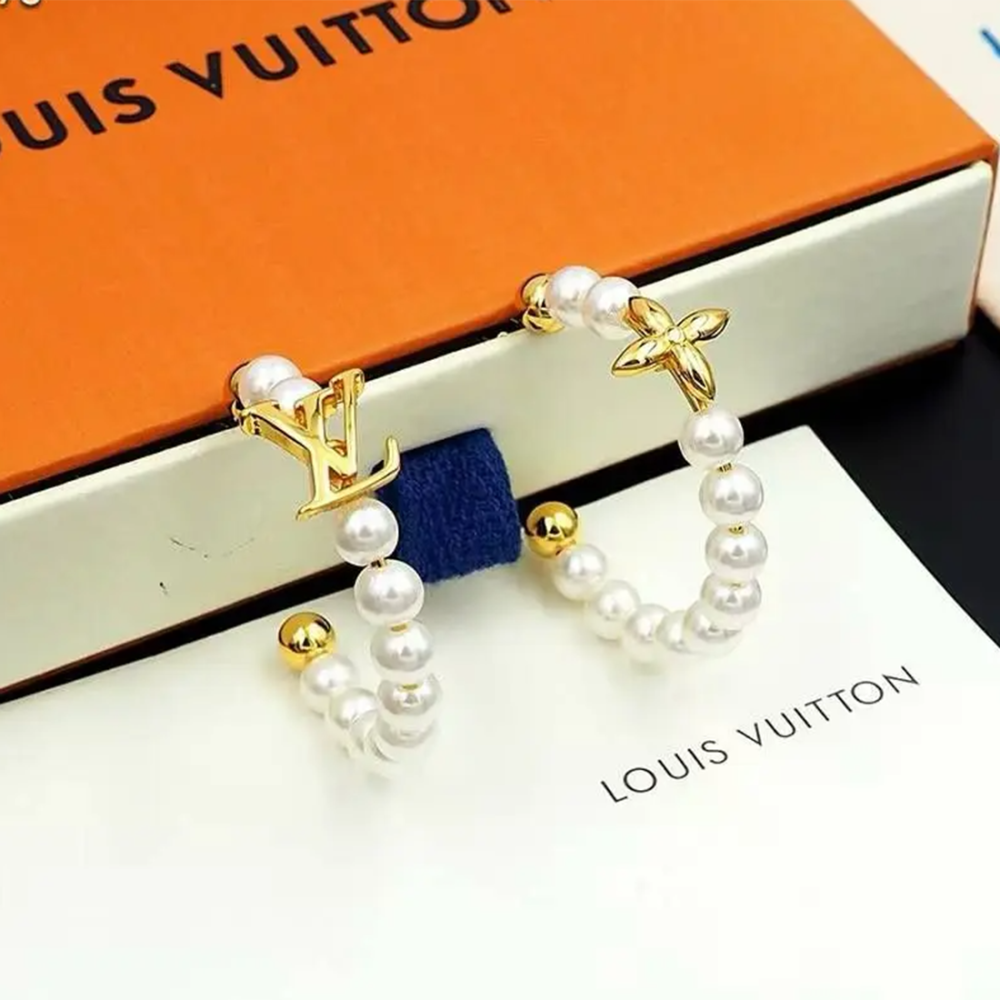Louis Vuitton My LV Pearl Earrings-thumb-0