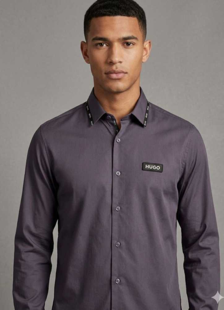 Hugo Boss Grey Premium Quality Shirt