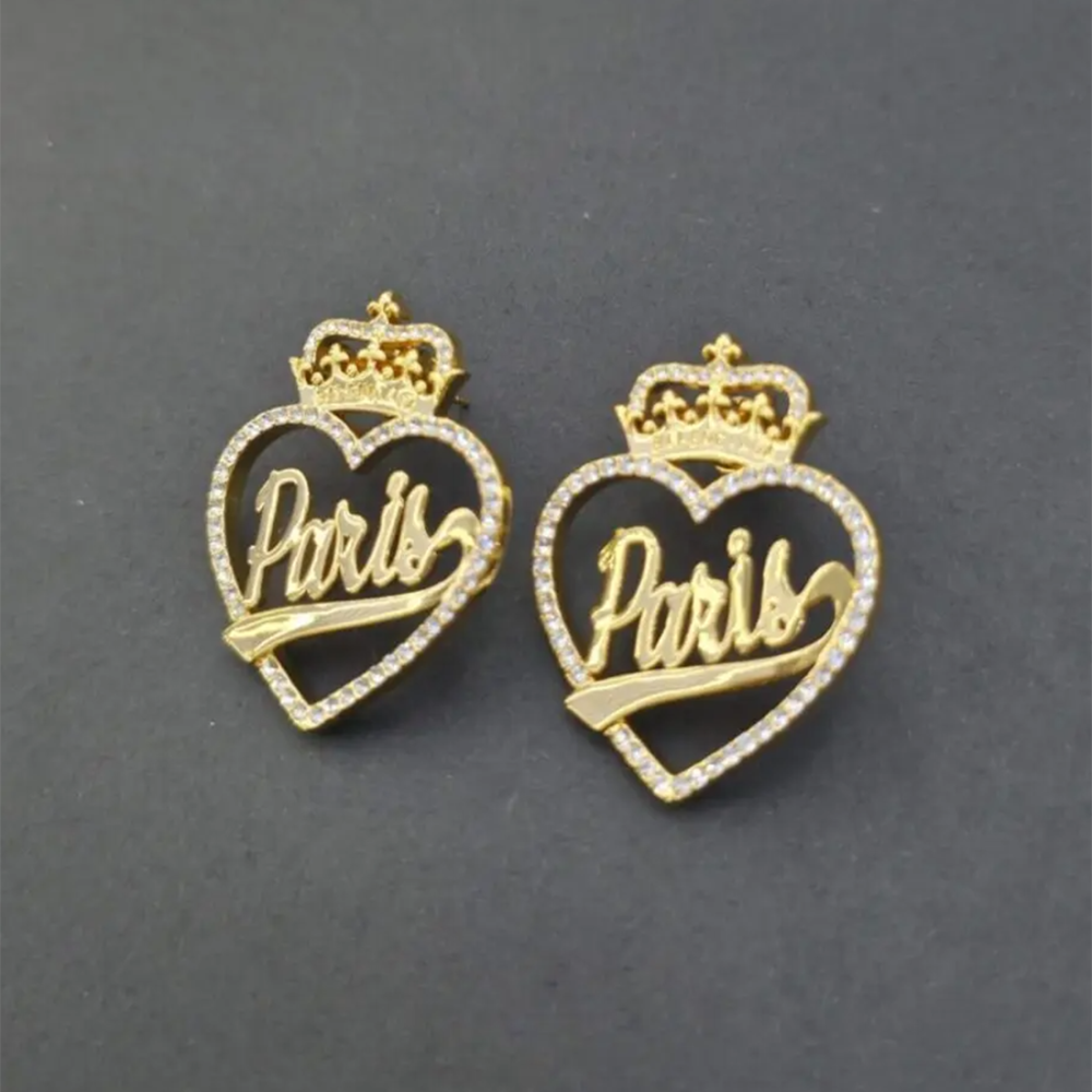 Balenciaga Paris Souvenir Enjoy Earrings-thumb-0