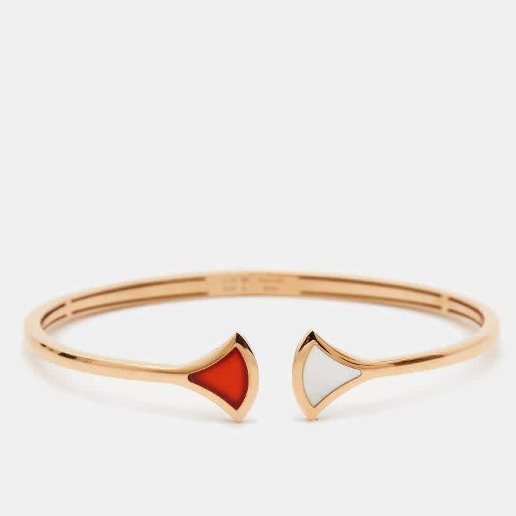 Bvlgari Divas' Dream 18K Rose Gold Open Cuff Bracelet
