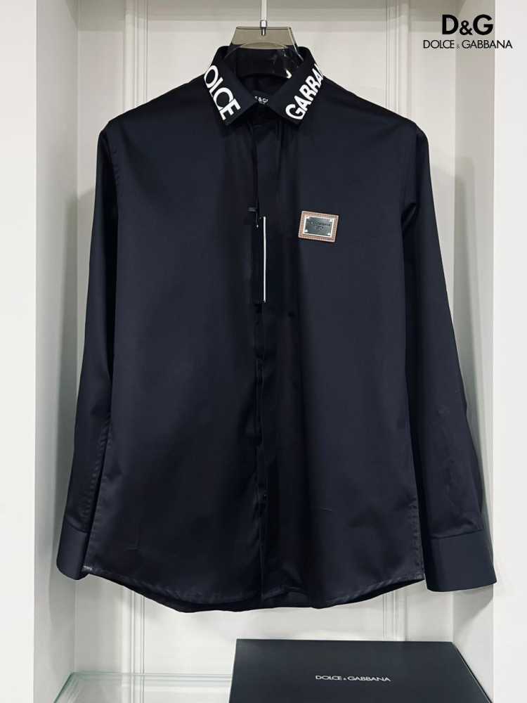 Dolce & Gabbana Black Premium Quality Cotton Shirt