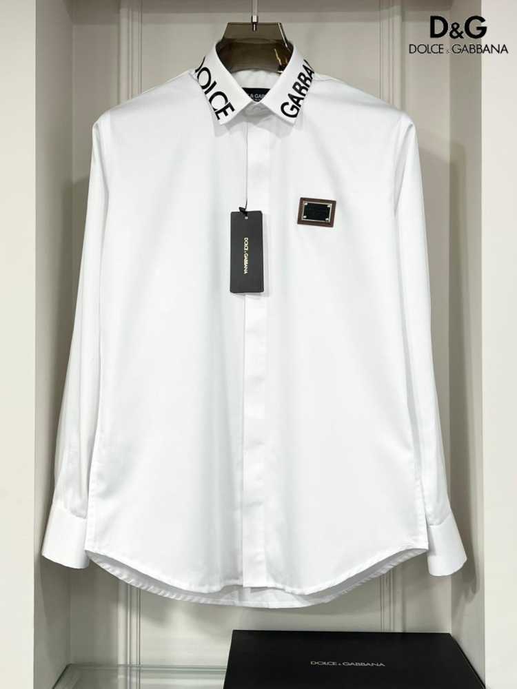 Dolce & Gabbana White Premium Quality Cotton Shirt-1