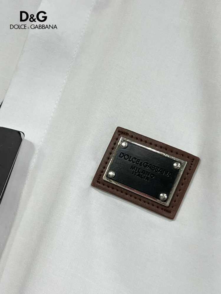 Dolce & Gabbana White Premium Quality Cotton Shirt-3
