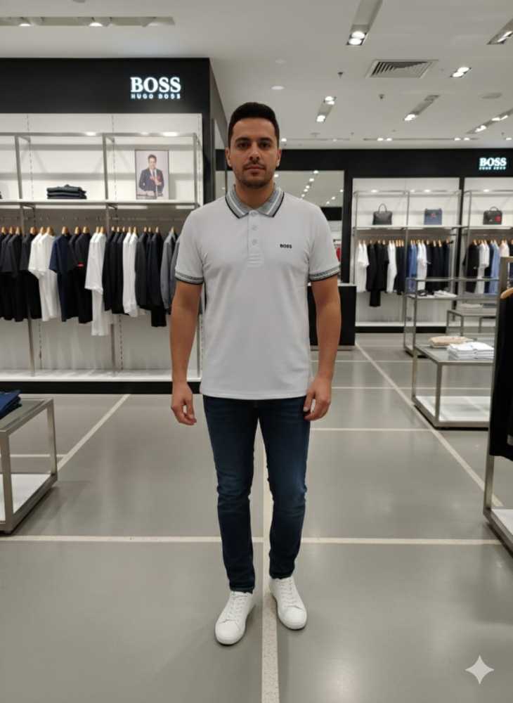 Hugo Boss White Premium Quality Tees