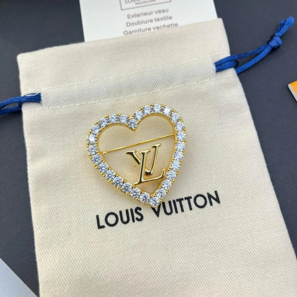 Louis Vuitton My LV Love Brooch M02163-thumb-0