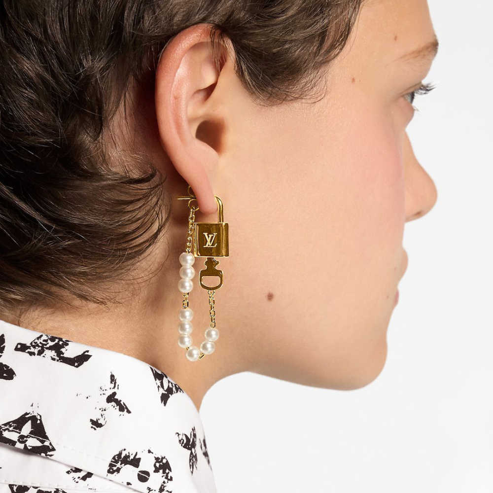 Louis Vuitton Pearlock Earring-thumb-1