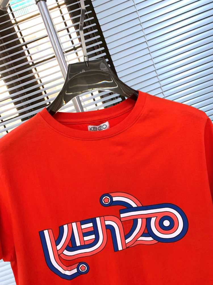Kenzo Red Premium Quality Polo T-shirt-thumb-1