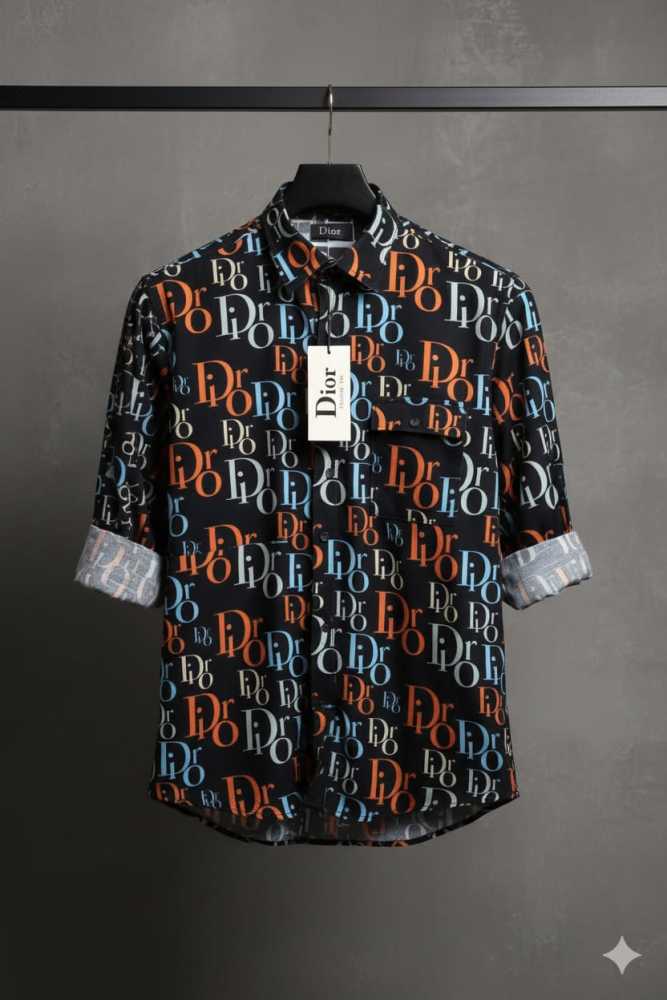 Dior Black Premium Quality Shirt-thumb-2