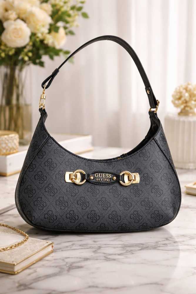 Guess Mimina Black HandBag-thumb-0