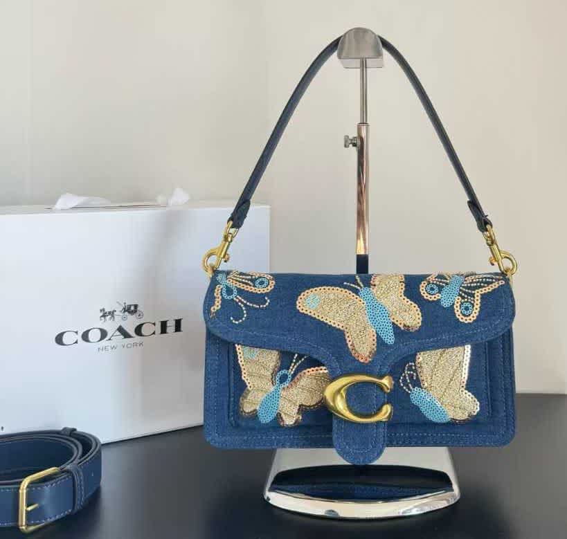 Coach Blue Tabby Shoulder Bag