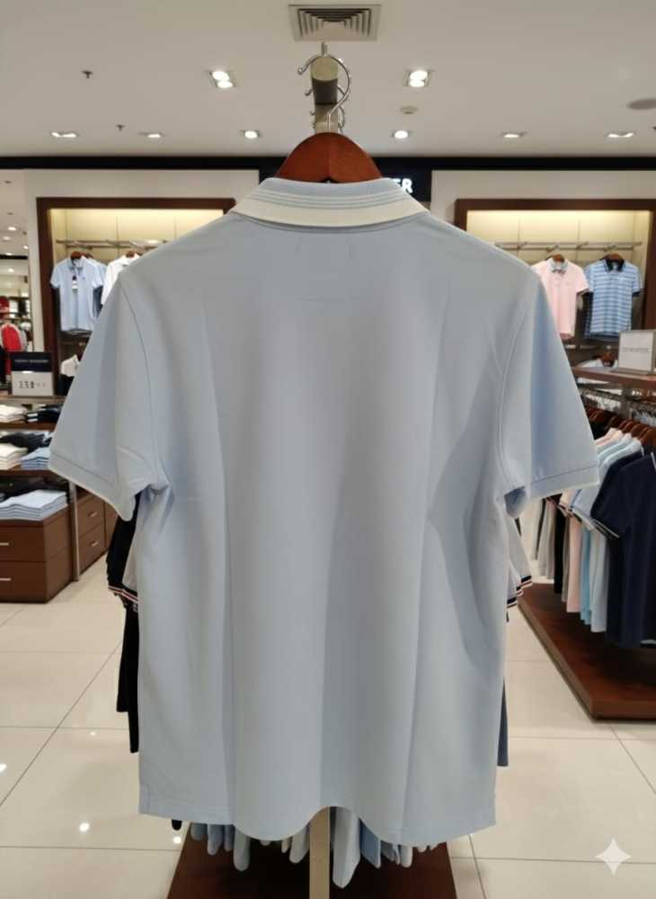 Tommy Hilfiger Sky Blue Premium Quality Tees-thumb-3