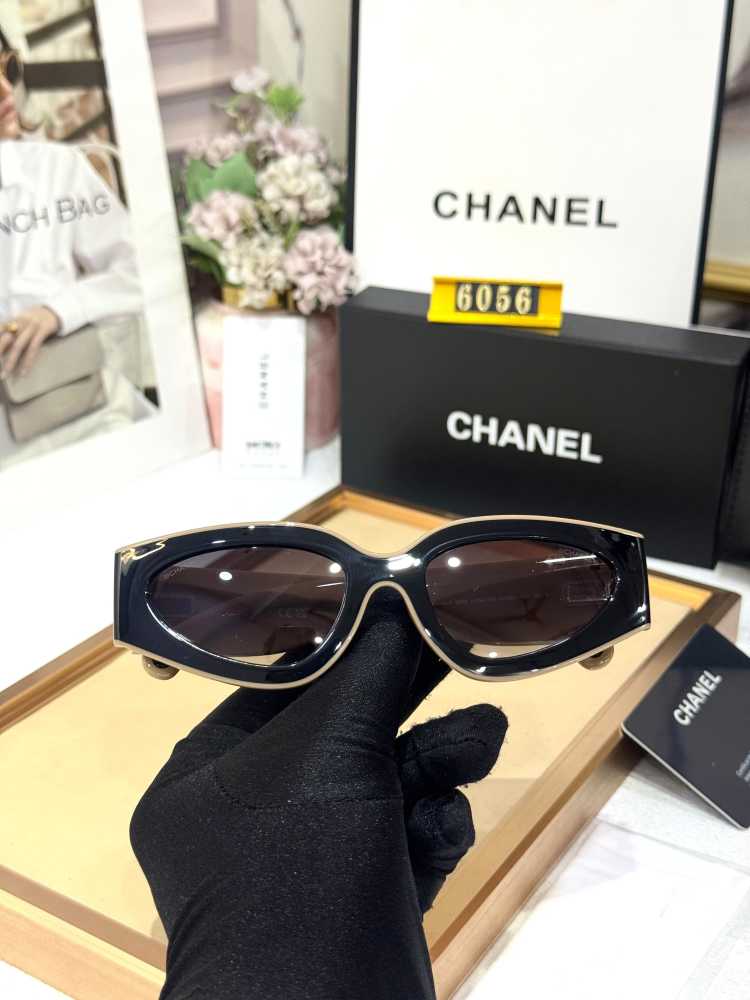 Chanel Black Premium Women's Sunglasses-thumb-1