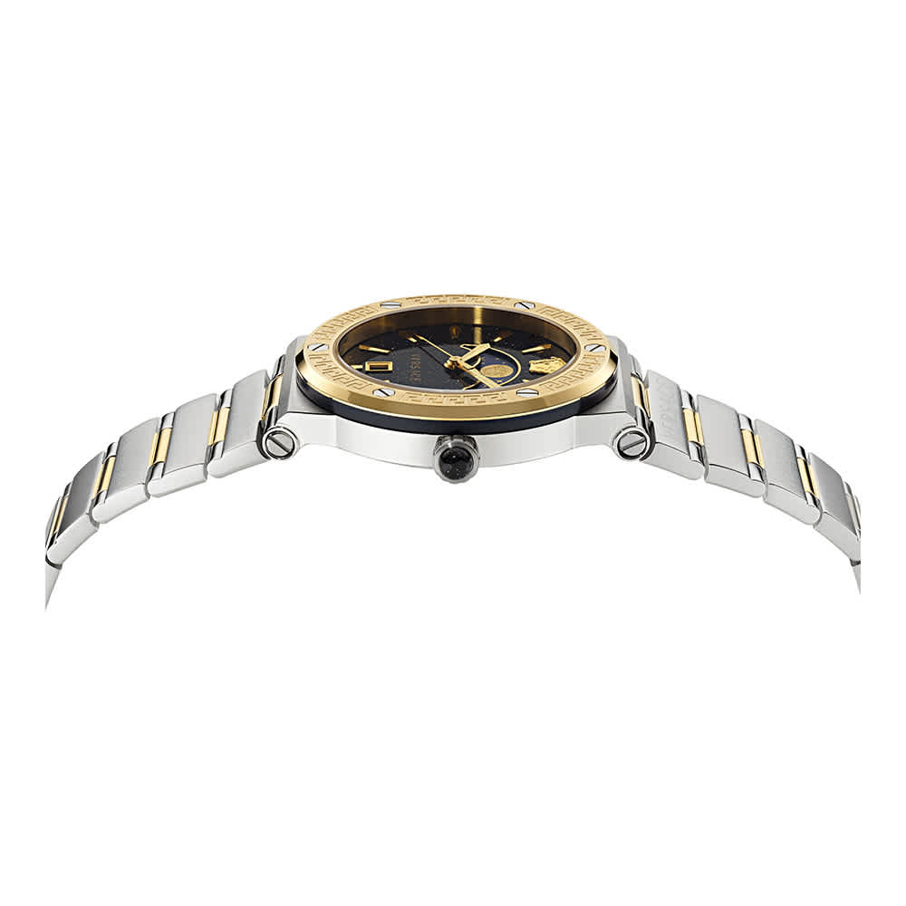 Versace Unisex Quartz Blue Dial Analog Stainless Steel Watch VE7G00223-1