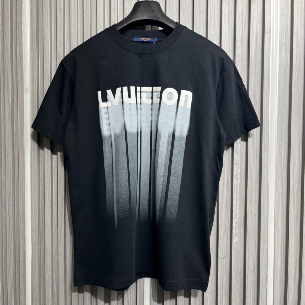 Louis Vuitton Vuitton Barcode Black Premium T-Shirt-thumb-0