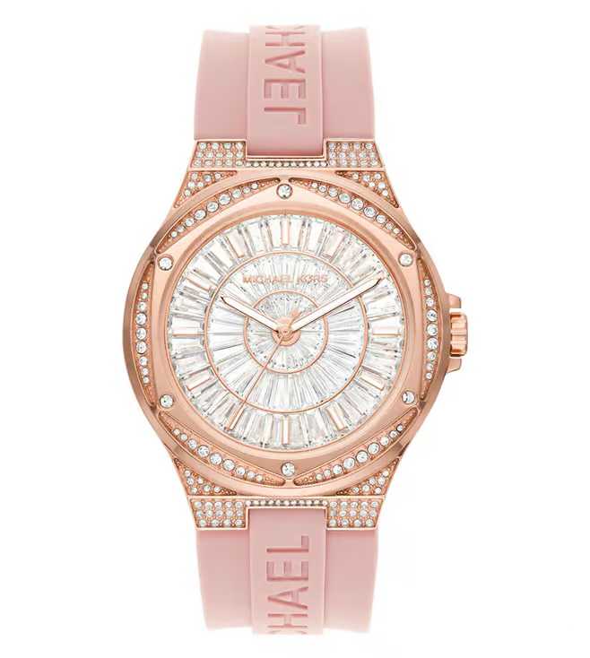Michael Kors Lennox Rose Gold Dial Watch-thumb-0
