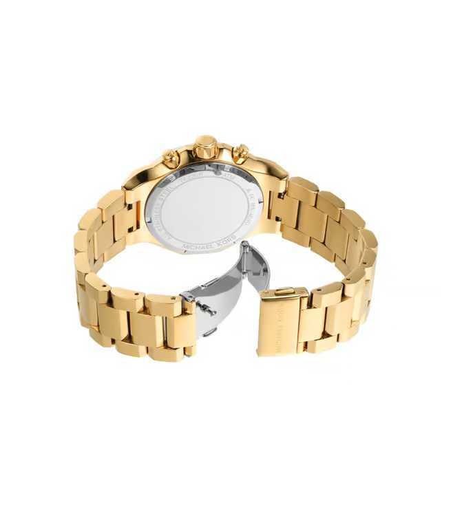 Michael Kors Raquel Chronograph Gold-Tone Stainless Steel Watch-3