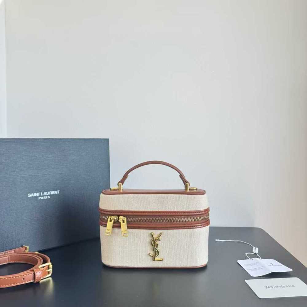 Saint Laurent Gaby Vanity White Small HandBag