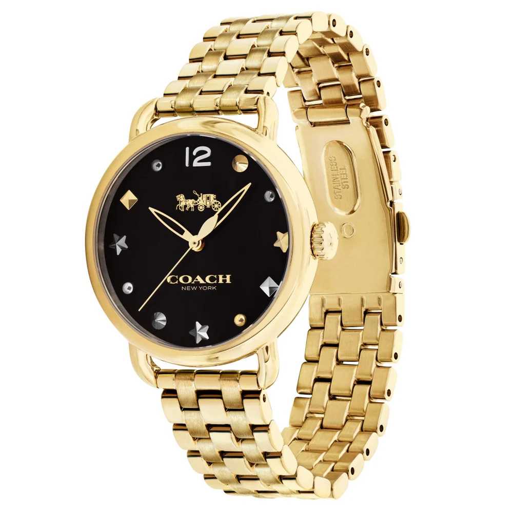 Coach Delancey Gold Tone Women's Watch-1