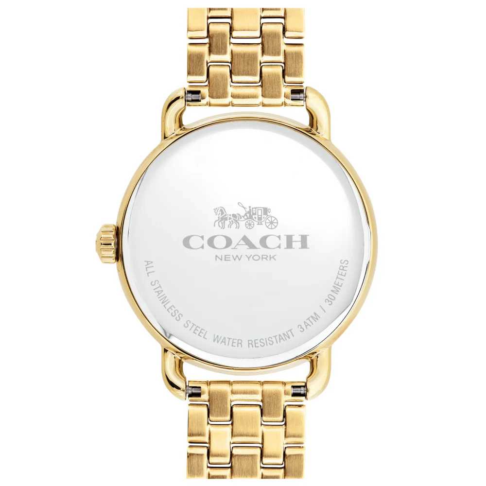 Coach Delancey Gold Tone Women's Watch-5