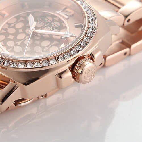Coach Rose Gold Stainless Steel Strap Women Watch-1