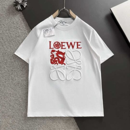 Loewe White Year of the Dragon T-Shirt-thumb-0