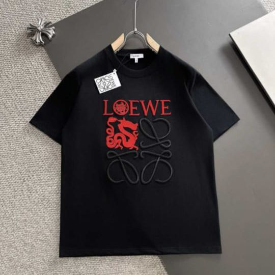 Loewe Black Year of the Dragon T-Shirt-thumb-0