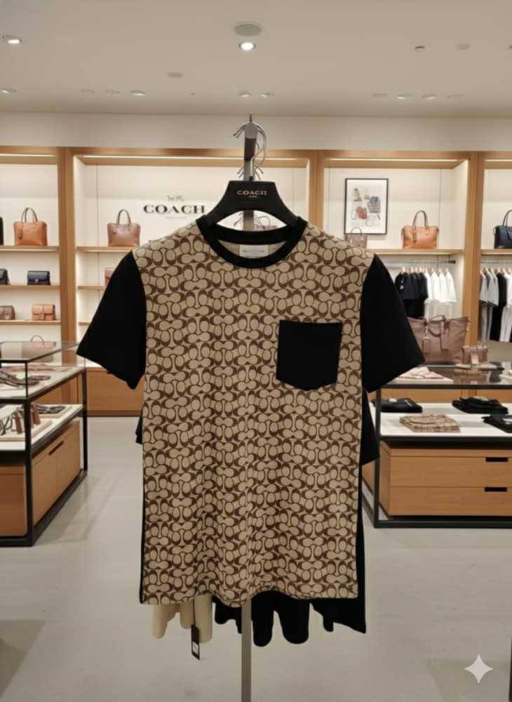 Coach Brown Premium Quality T-shirt-3