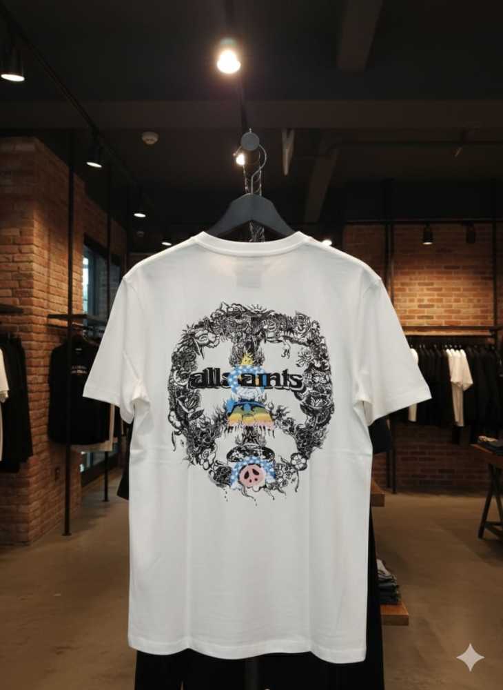 All Saints White Premium Quality T-shirt-thumb-3