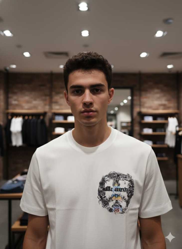 All Saints White Premium Quality T-shirt-thumb-1