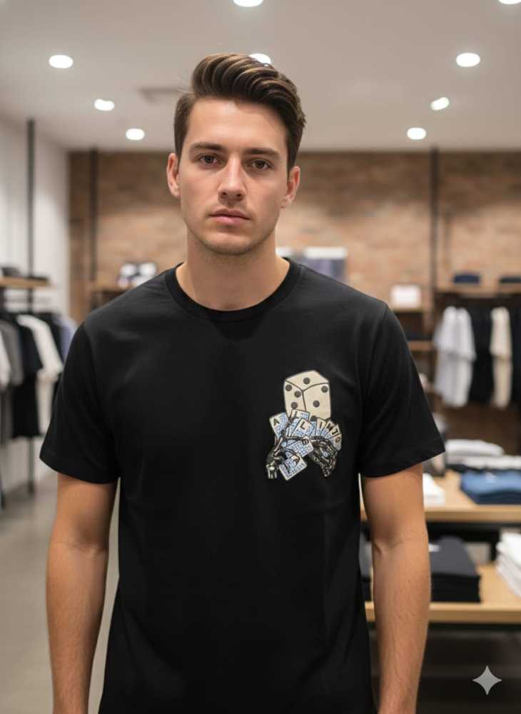 All Saints Black Premium Quality T-shirt-thumb-0
